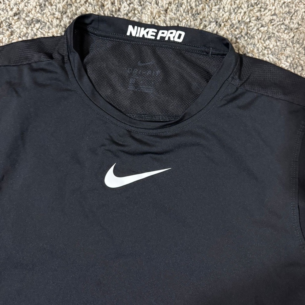 Nike Black Short Sleeve Performance Tee